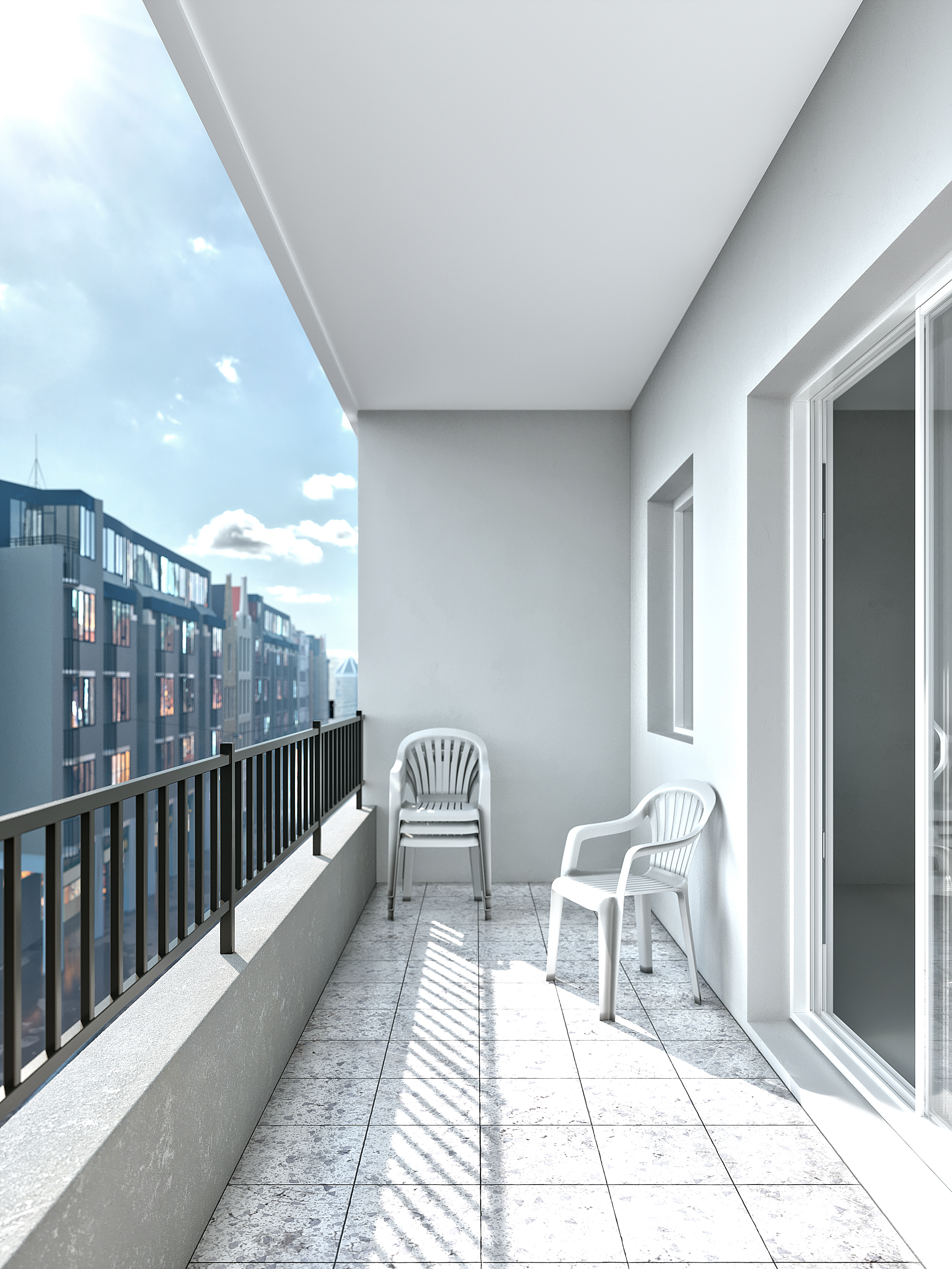 Collaboration avec Scarabée Style pour V33 / Les balcons
