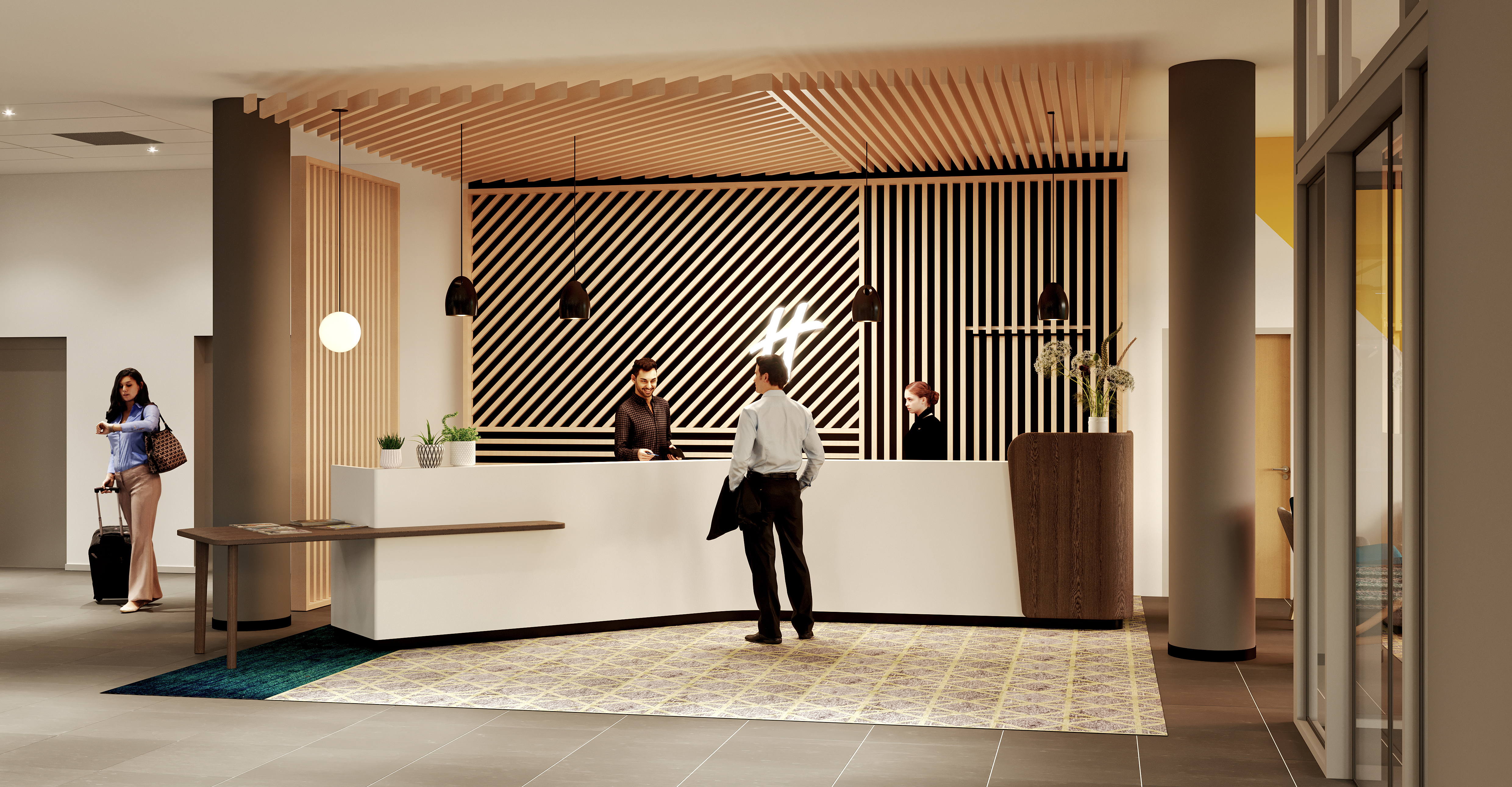 Client HPVA (projet Holliday Inn Roissy) - Pour le compte des architectes Sébastien Manceau, Jean-Marc Lozac'h et Richard Bigué